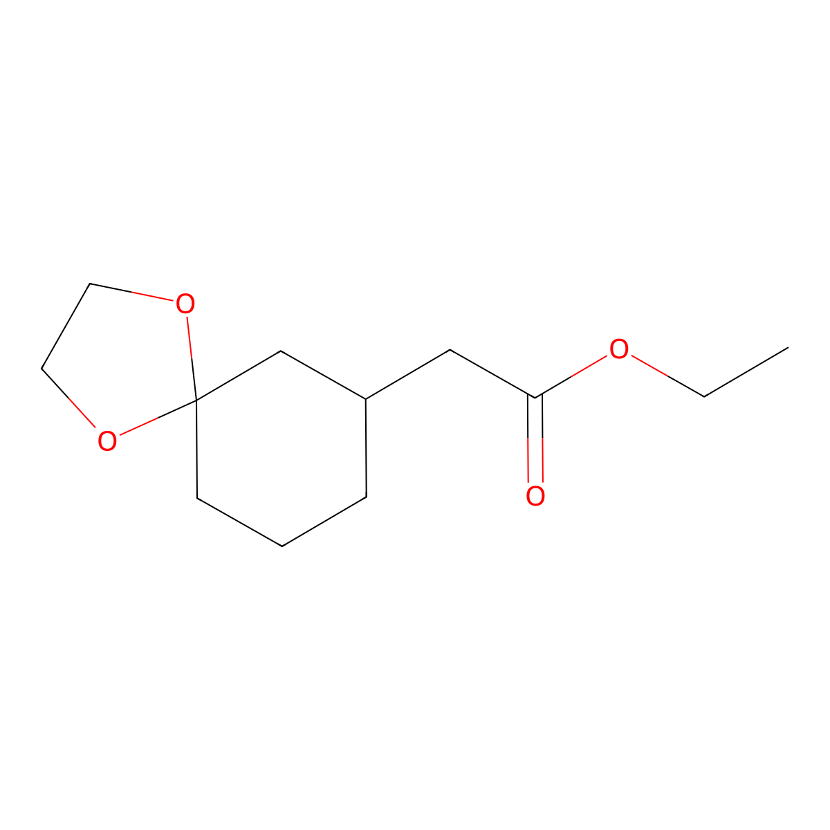 Ethyl 2-(1,4-dioxaspiro[4.5]decan-7-yl)acetate molecular structure, CAS 7076-69-9