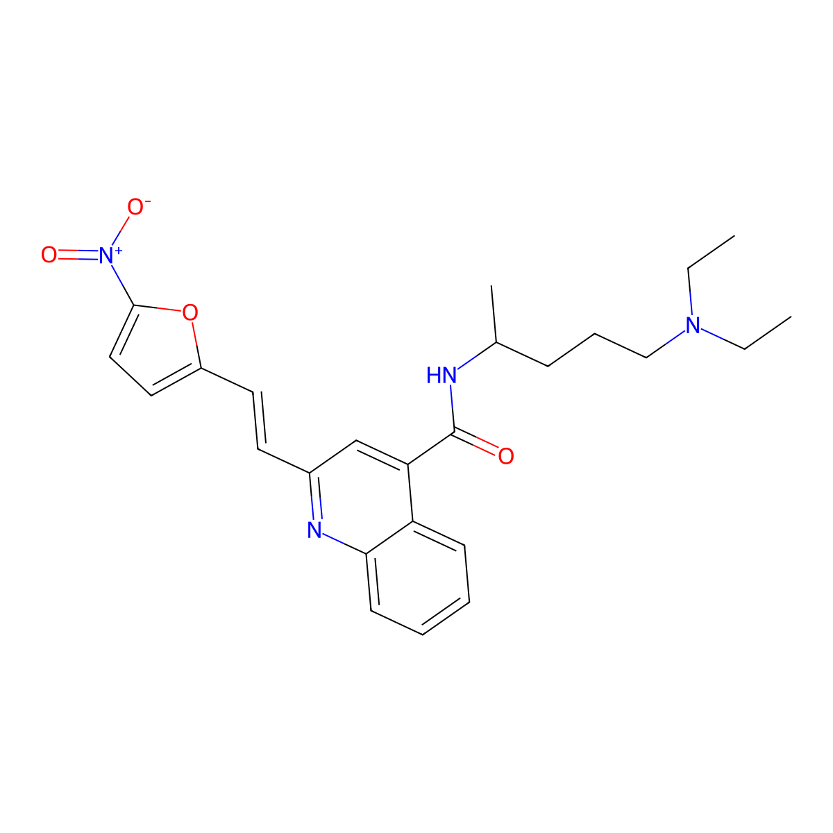 Chinifur molecular structure, CAS 70762-66-2