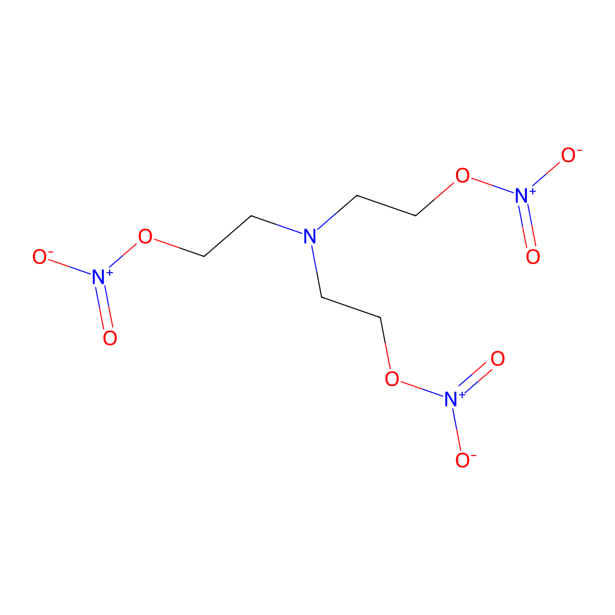 Trolnitrate molecular structure, CAS 7077-34-1