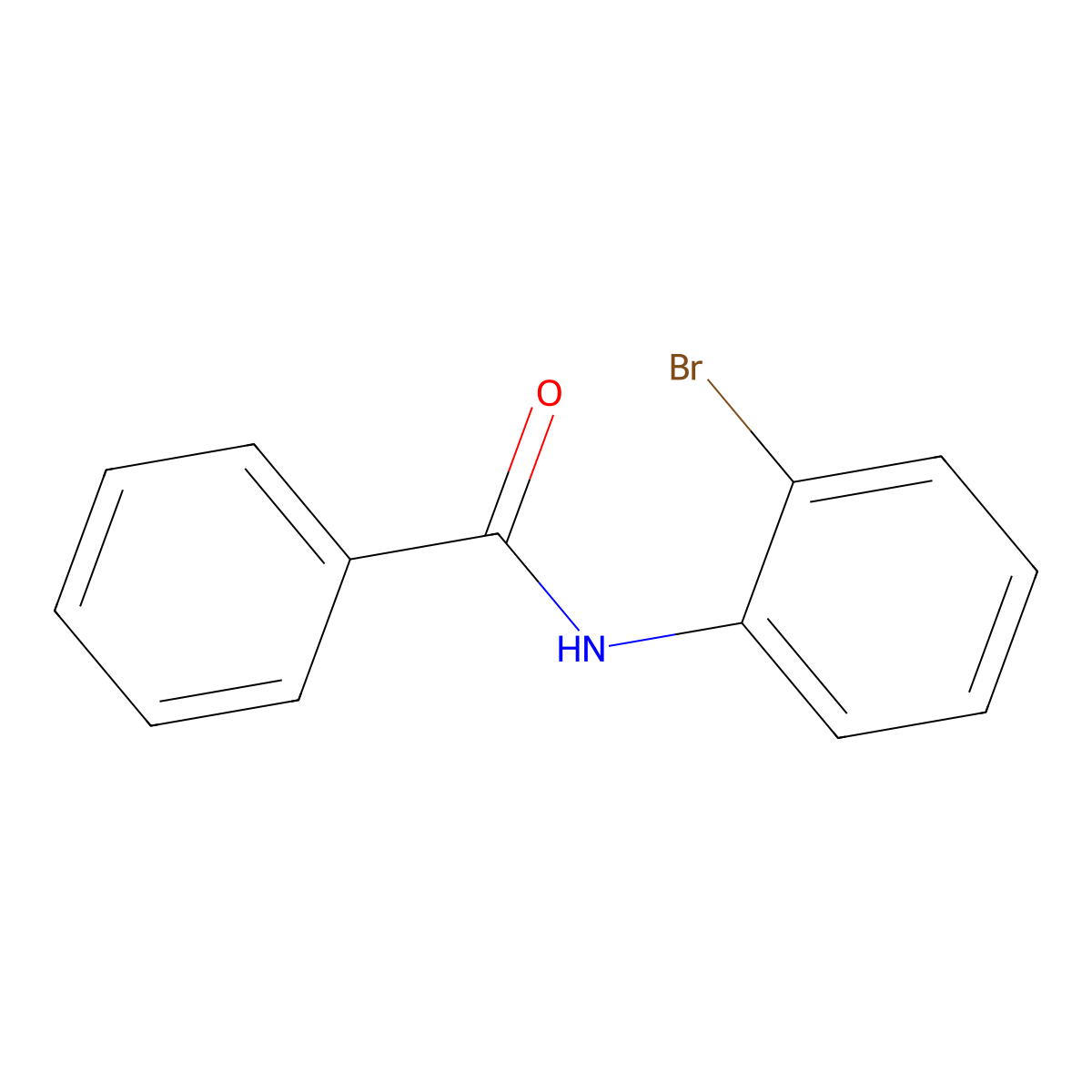 Benzamide, N-(2-bromophenyl)- molecular structure, CAS 70787-27-8