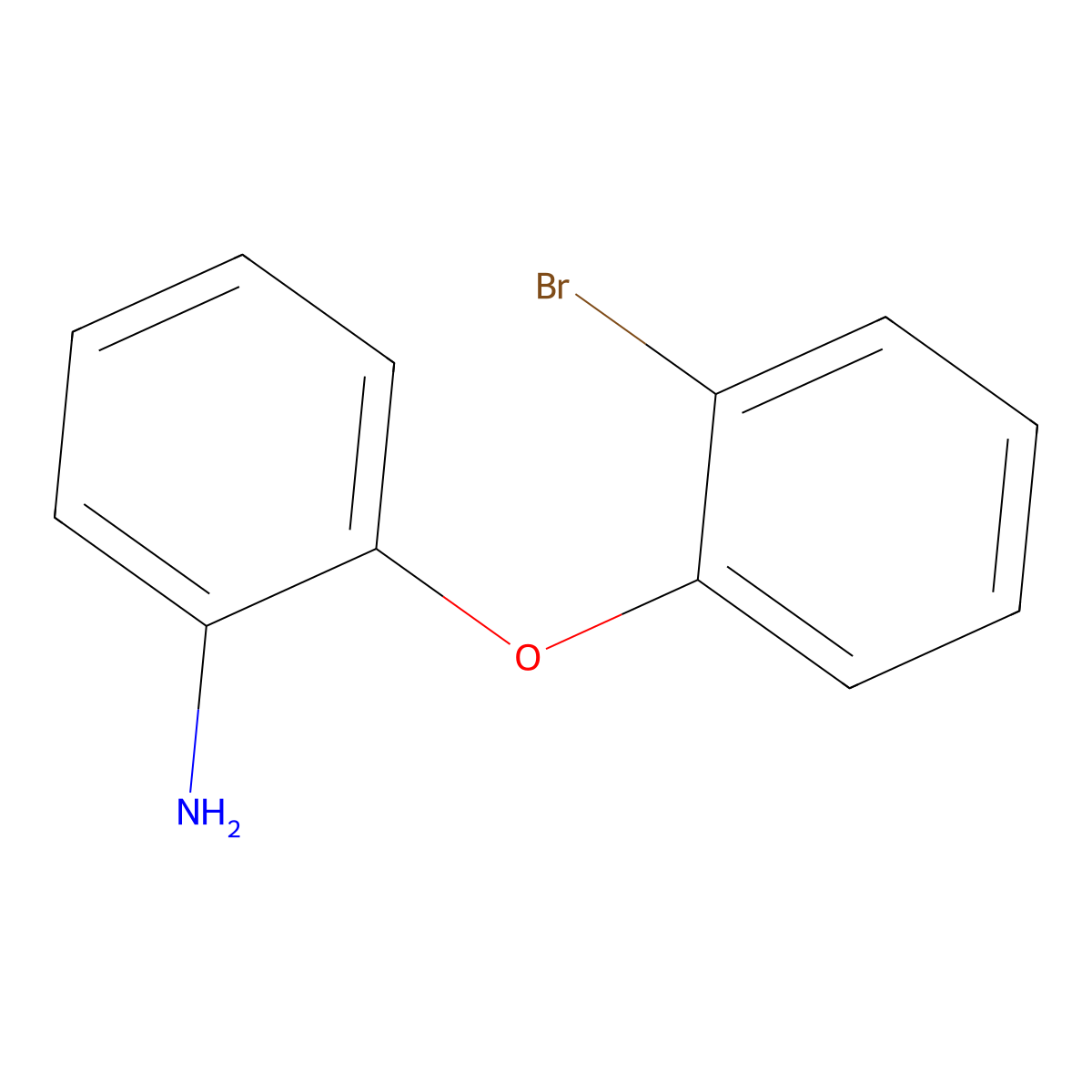2-(2-Bromophenoxy)aniline molecular structure, CAS 70787-31-4