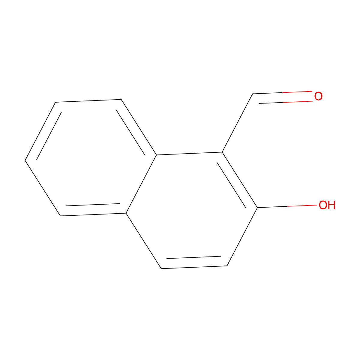 2-Hydroxy-1-naphthaldehyde molecular structure, CAS 708-06-5