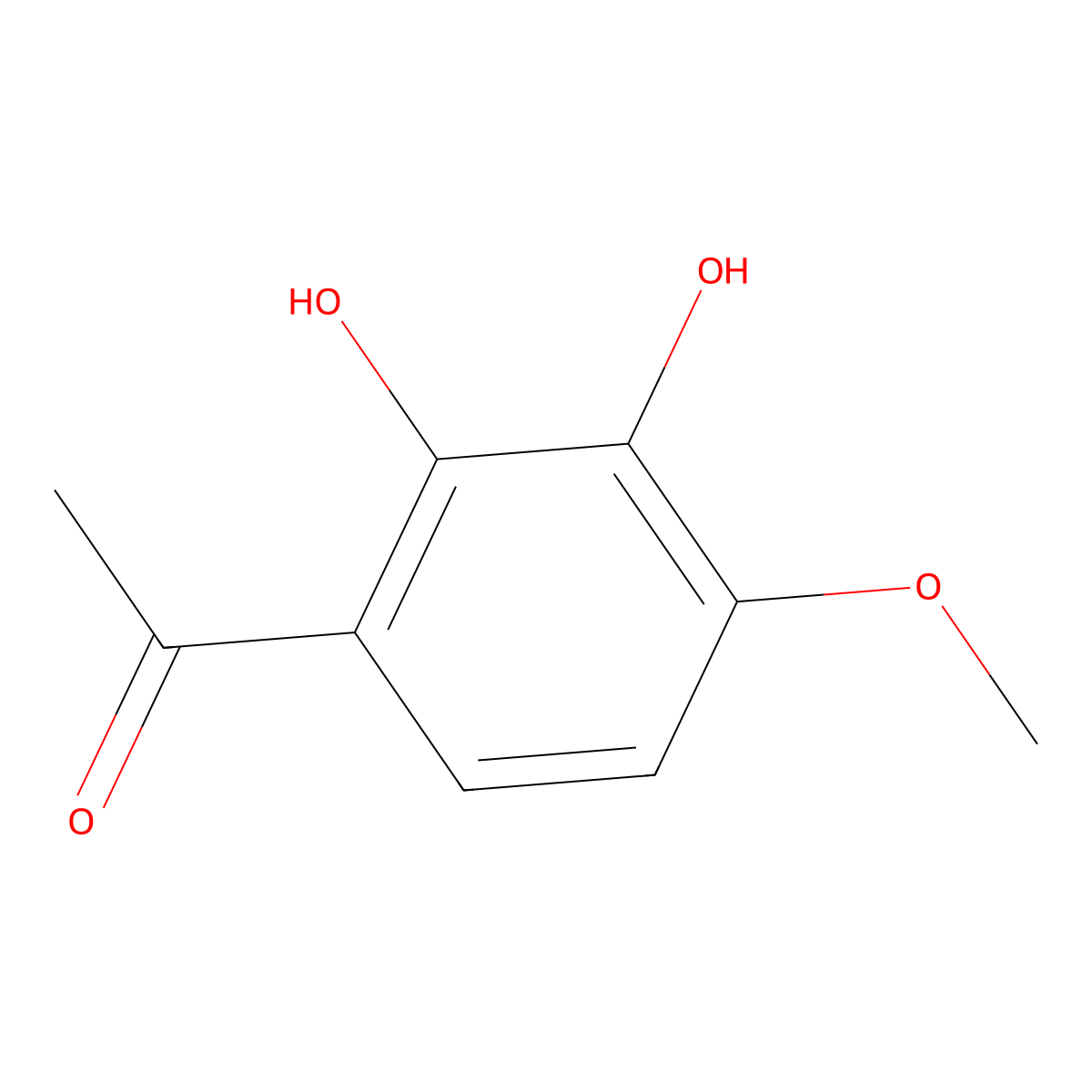 2,3-Dihydroxy-4-Methoxyacetophenone molecular structure, CAS 708-53-2
