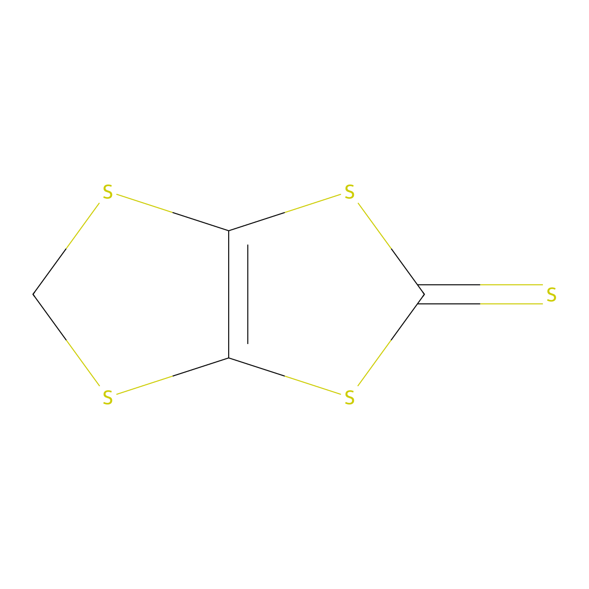 4,5-Methylenedithio-1,3-dithiole-2-thione molecular structure, CAS 70800-59-8