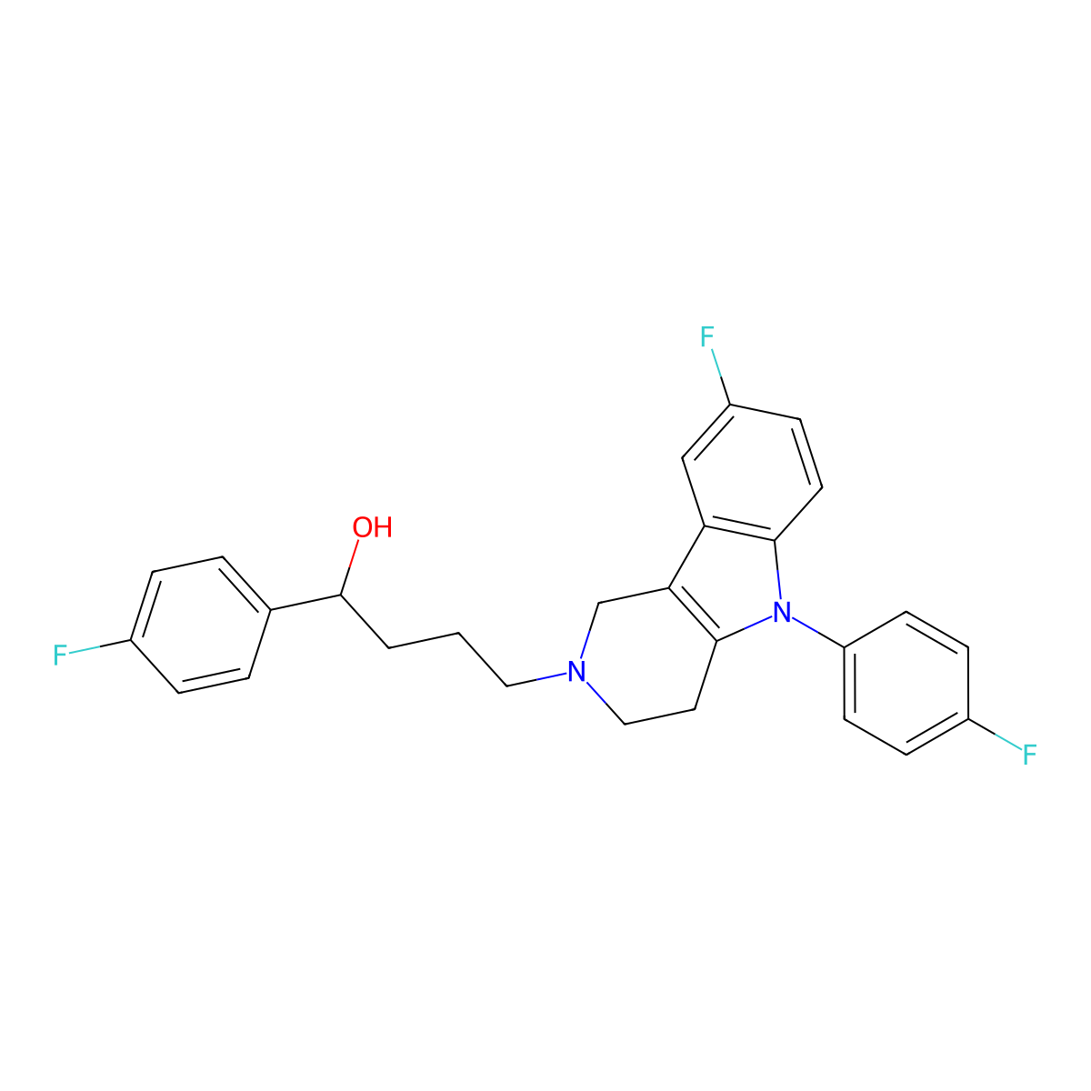 Flutroline molecular structure, CAS 70801-02-4
