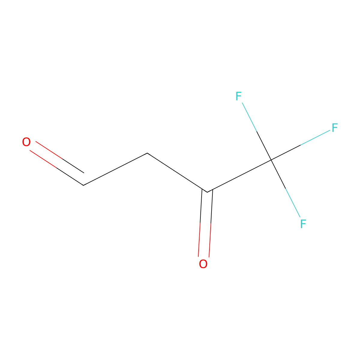 Butanal, 4,4,4-trifluoro-3-oxo- molecular structure, CAS 70817-53-7
