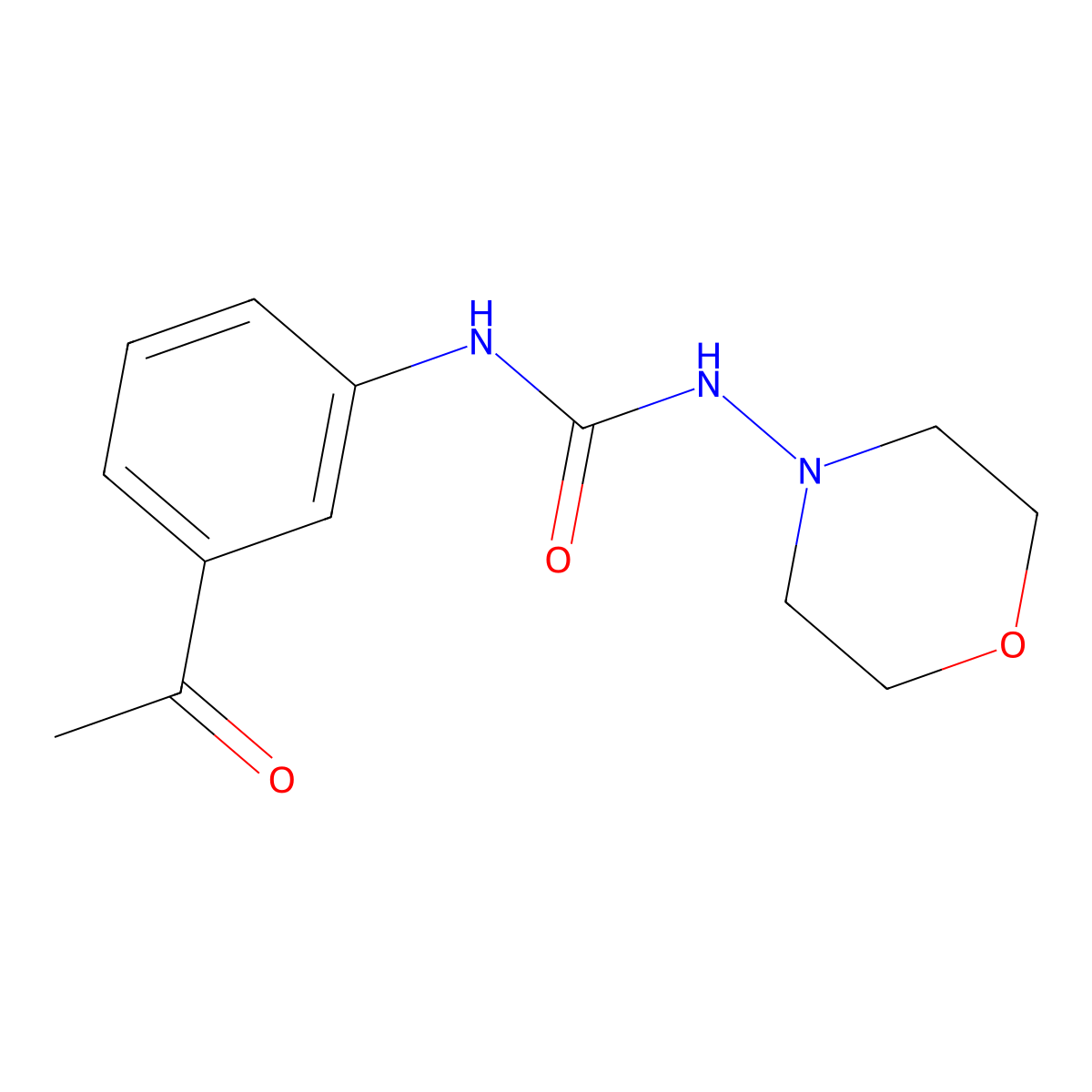 1-(3-Acetylphenyl)-3-morpholin-4-ylurea molecular structure, CAS 708234-80-4