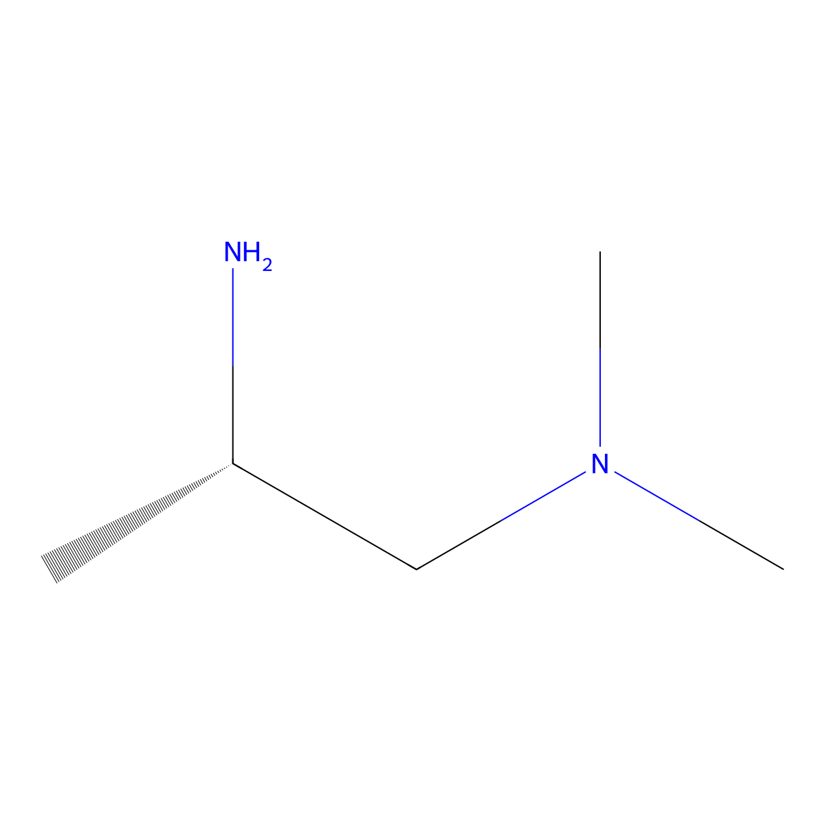 ((2S)-2-aminopropyl)dimethylamine molecular structure, CAS 70831-55-9