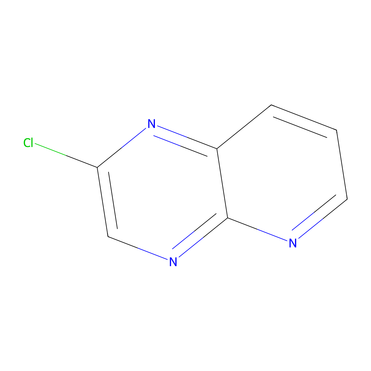 2-Chloropyrido[2,3-b]pyrazine molecular structure, CAS 70838-55-0