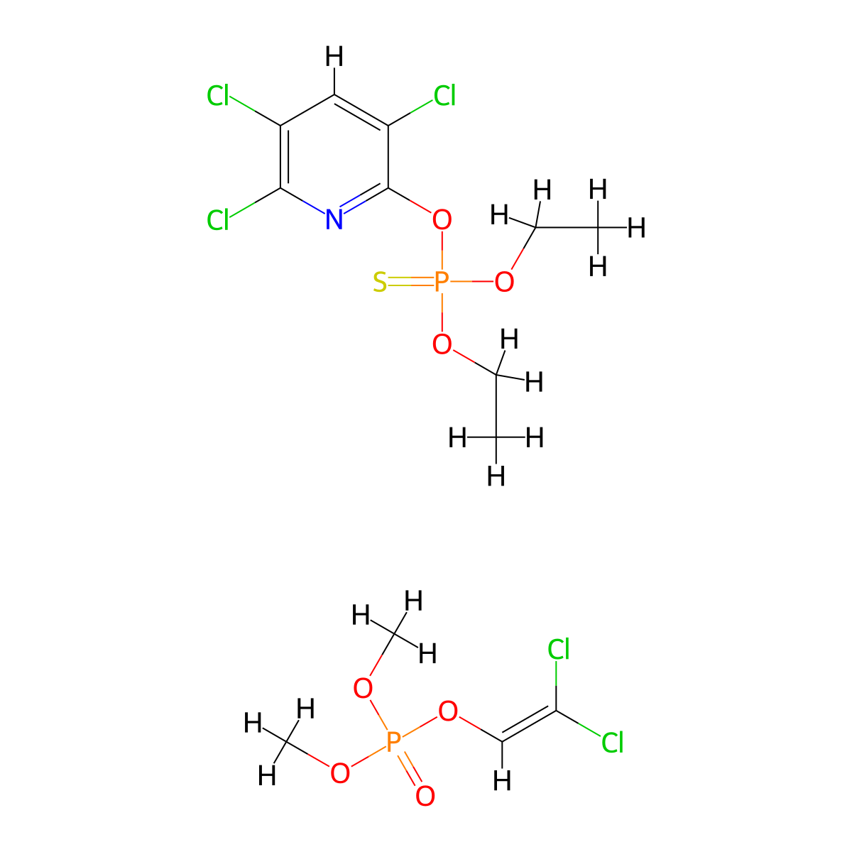 Dichloron molecular structure, CAS 70840-42-5