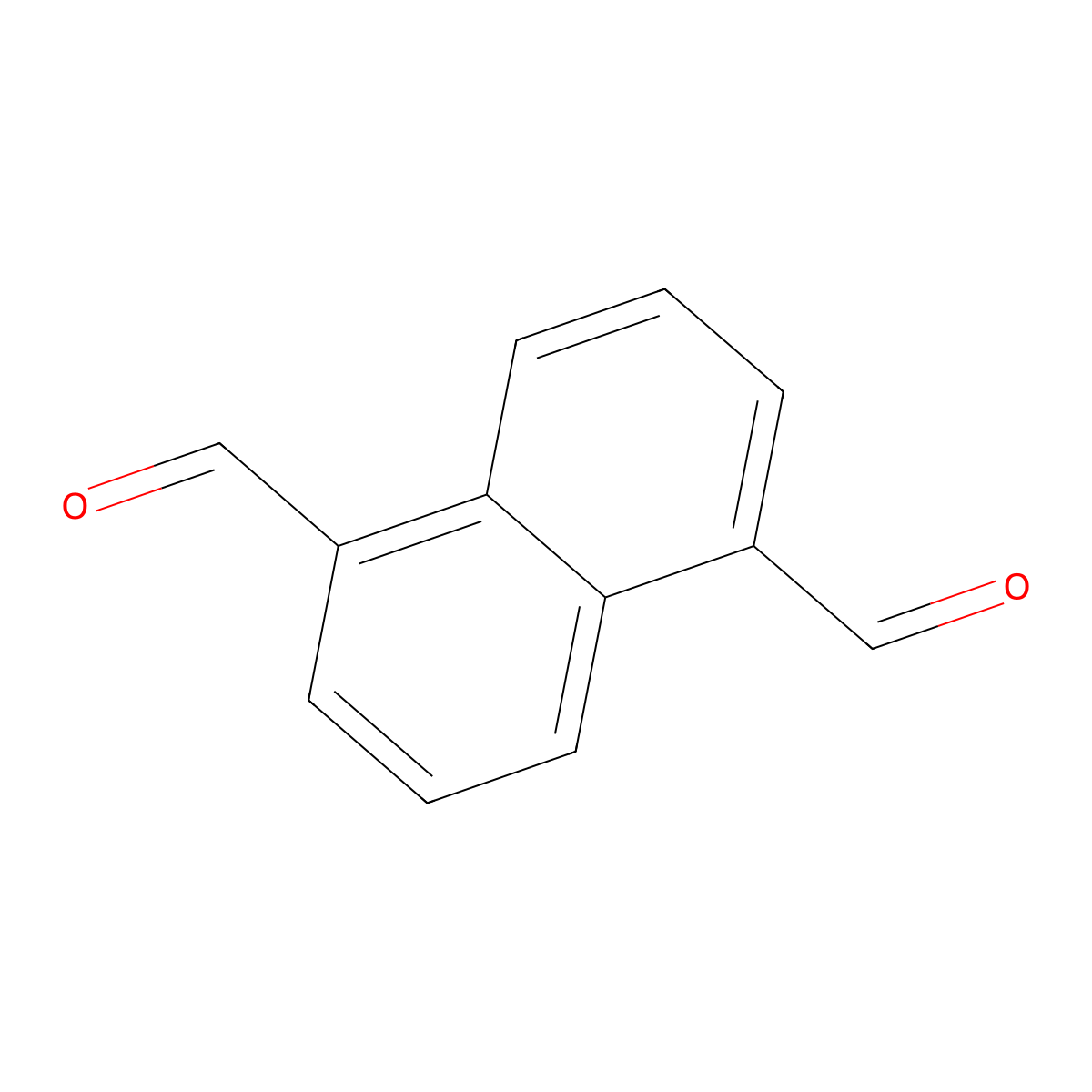 Naphthalenedicarboxaldehyde molecular structure, CAS 70848-82-7
