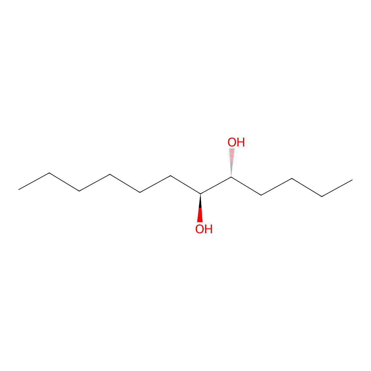 erythro-5,6-Dodecanediol molecular structure, CAS 70859-32-4