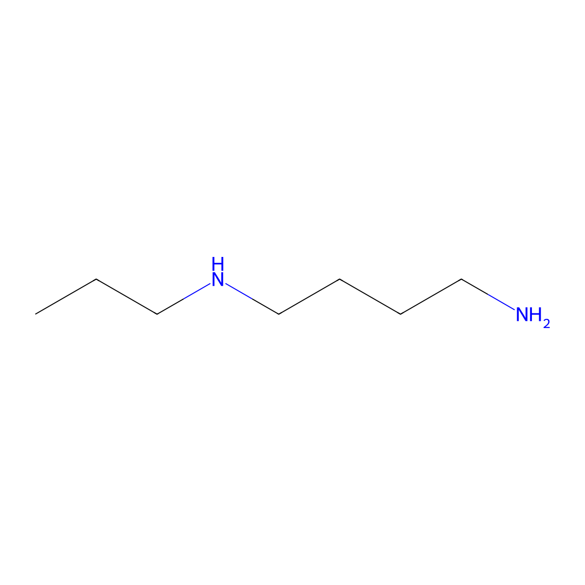N~1~-Propylbutane-1,4-diamine molecular structure, CAS 70862-18-9
