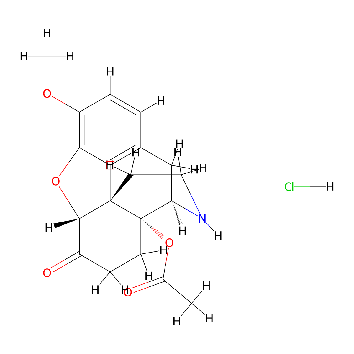 14-O-Acetyl Noroxycodone Hydrochloride molecular structure, CAS 70866-63-6