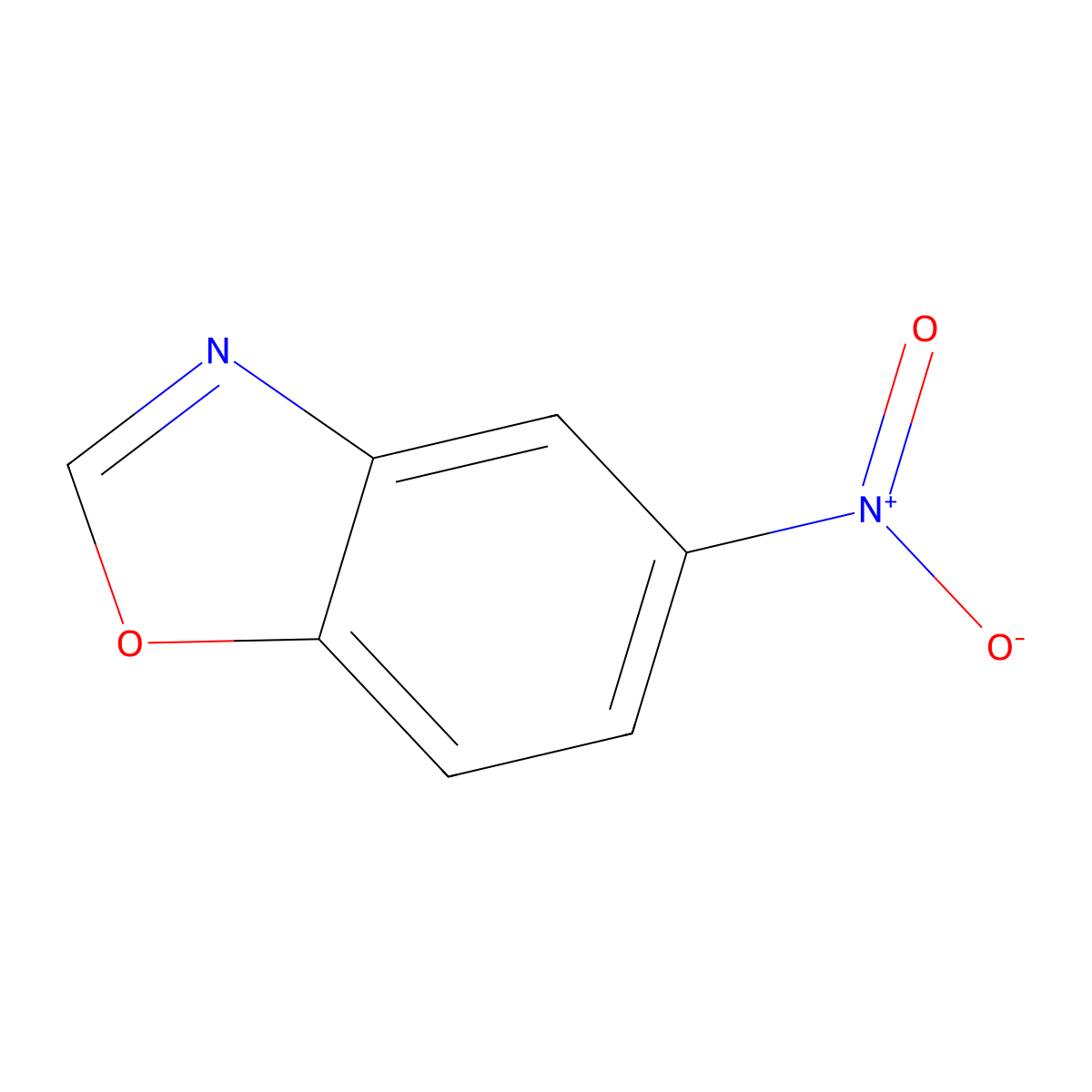 5-Nitrobenzoxazole molecular structure, CAS 70886-33-8
