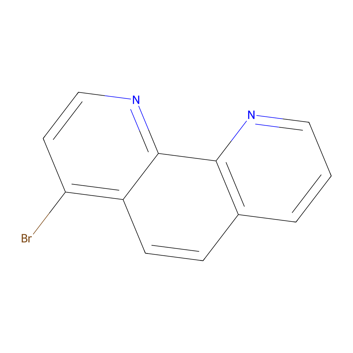 4-Bromo-1,10-phenanthroline molecular structure, CAS 7089-67-0