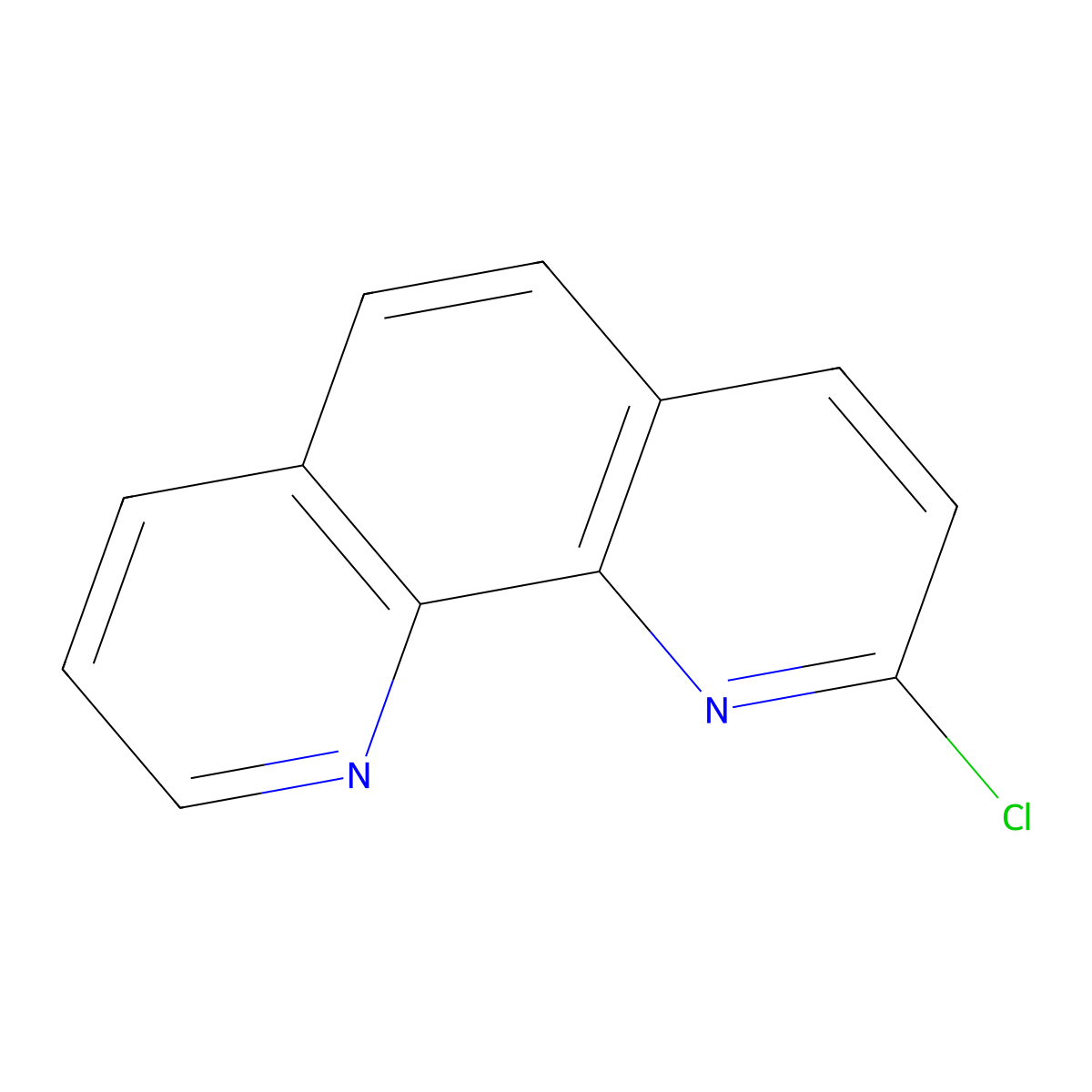 2-Chloro-1,10-phenanthroline molecular structure, CAS 7089-68-1