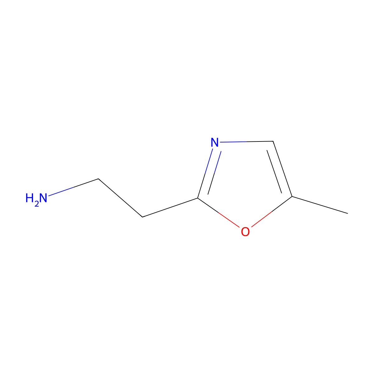 2-(5-Methyl-oxazol-2-yl)-ethylamine molecular structure, CAS 708973-52-8