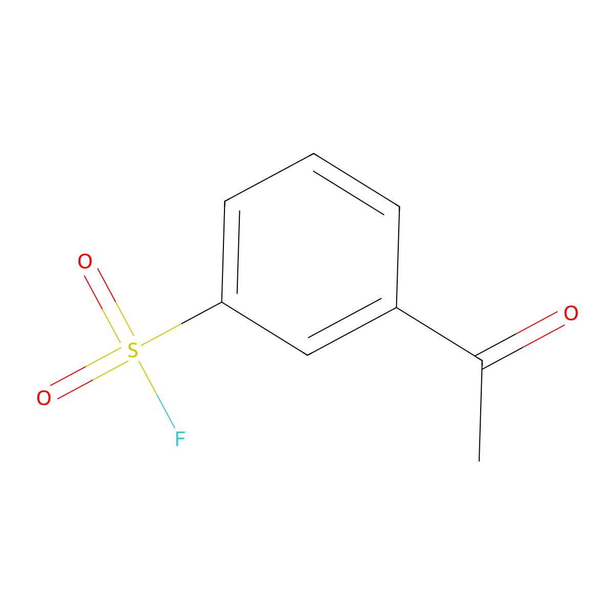 3-Acetylbenzenesulfonyl fluoride molecular structure, CAS 709-60-4