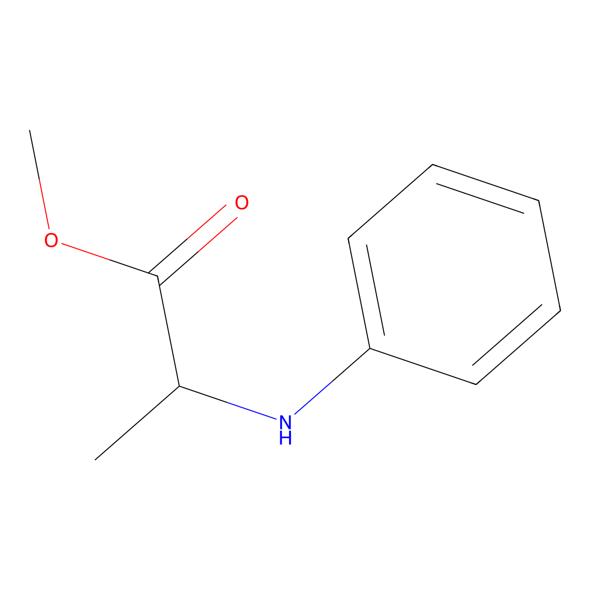 N-Phenylalanine methyl ester molecular structure, CAS 709-80-8