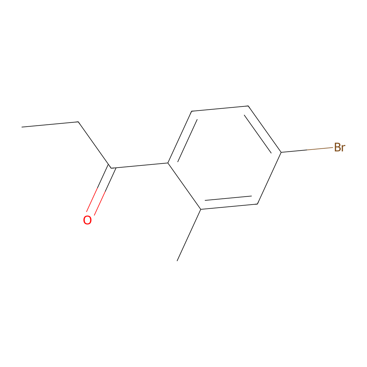 1-(4-Bromo-2-methylphenyl)propan-1-one molecular structure, CAS 709025-22-9