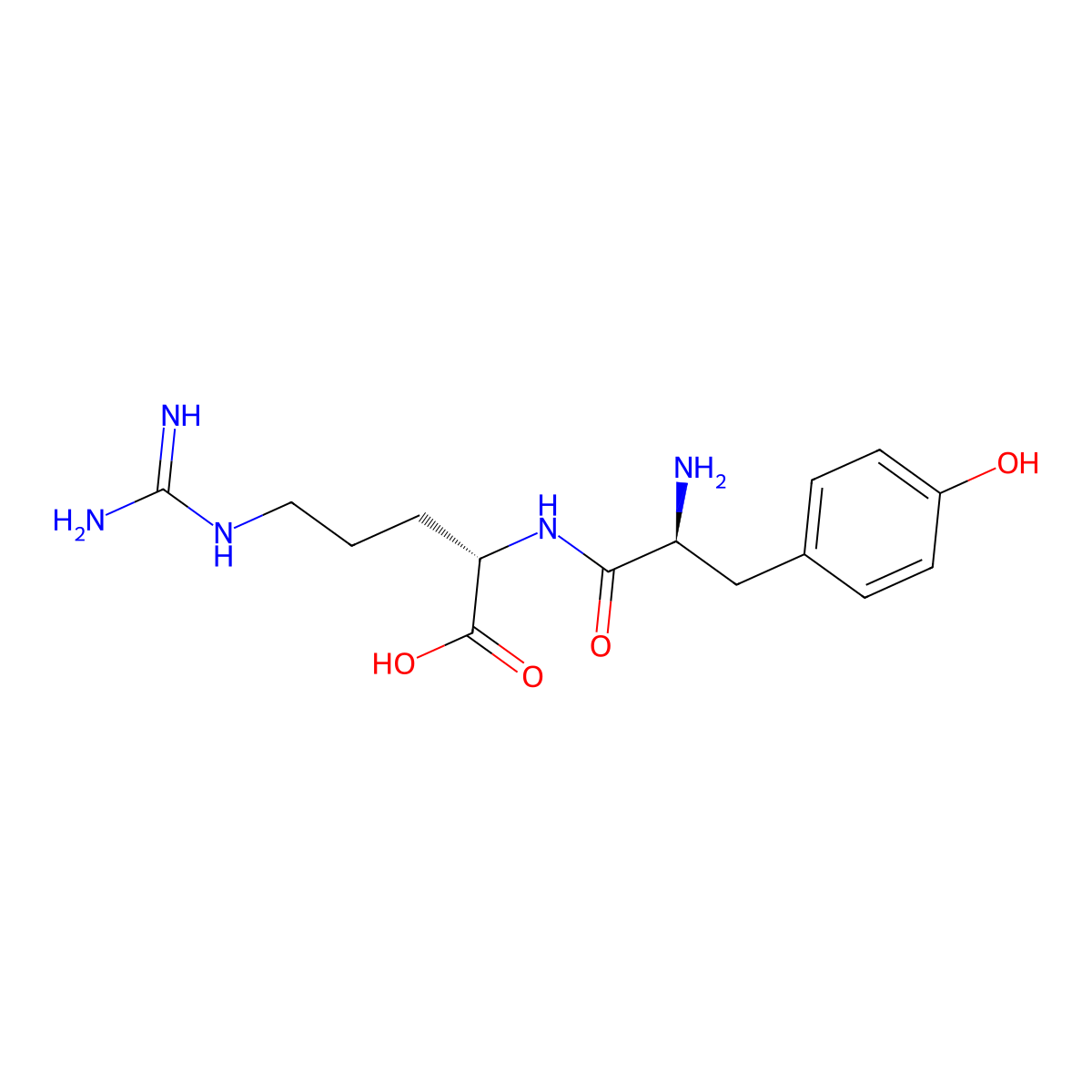 Kyotorphin molecular structure, CAS 70904-56-2