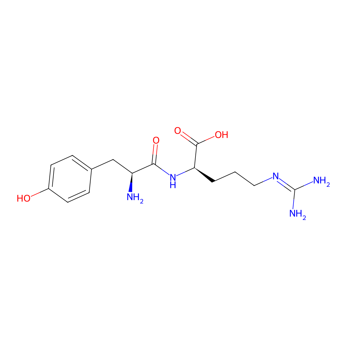 D-Kyotorphin molecular structure, CAS 70904-57-3