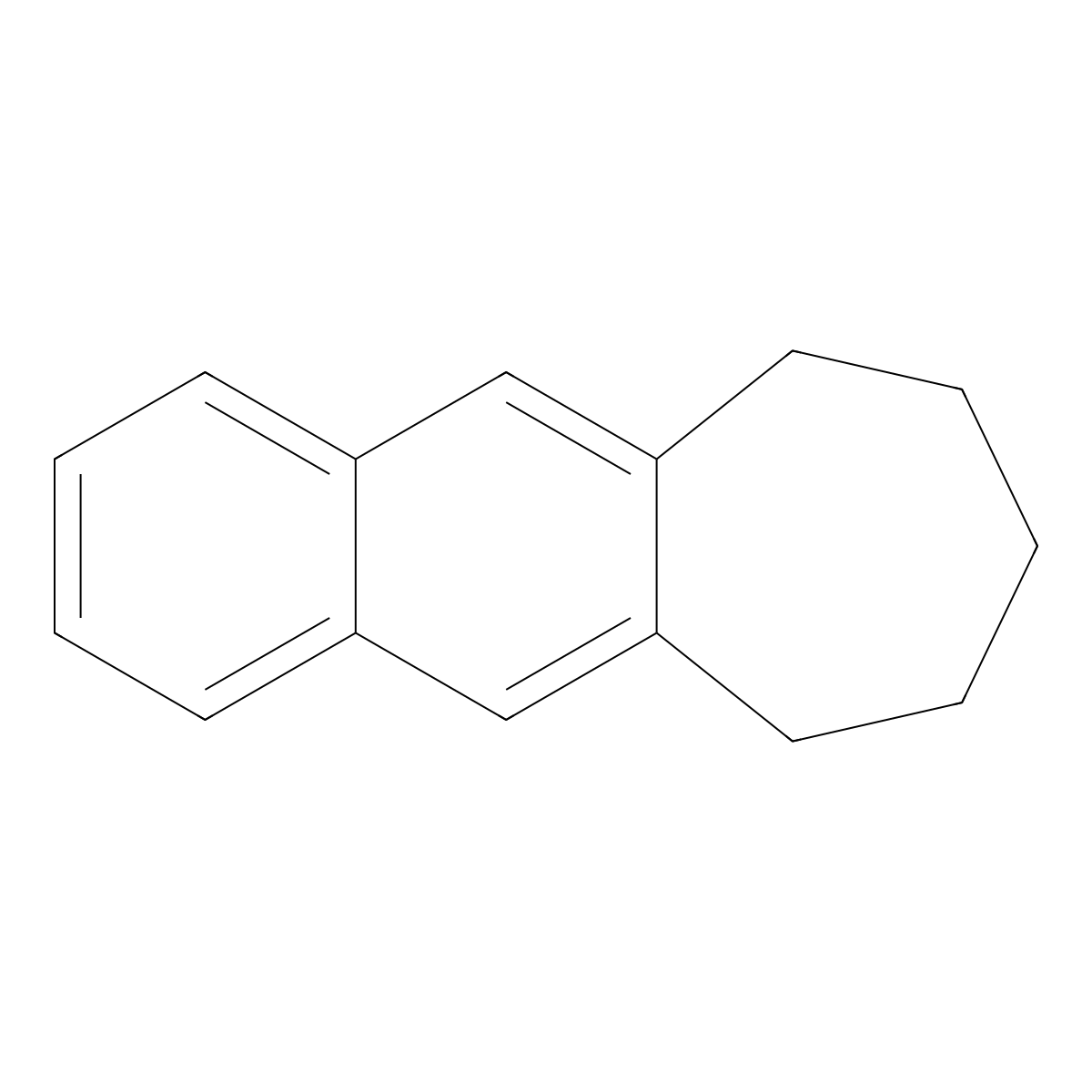 7,8,9,10-tetrahydro-6H-cyclohepta[b]naphthalene molecular structure, CAS 7092-91-3