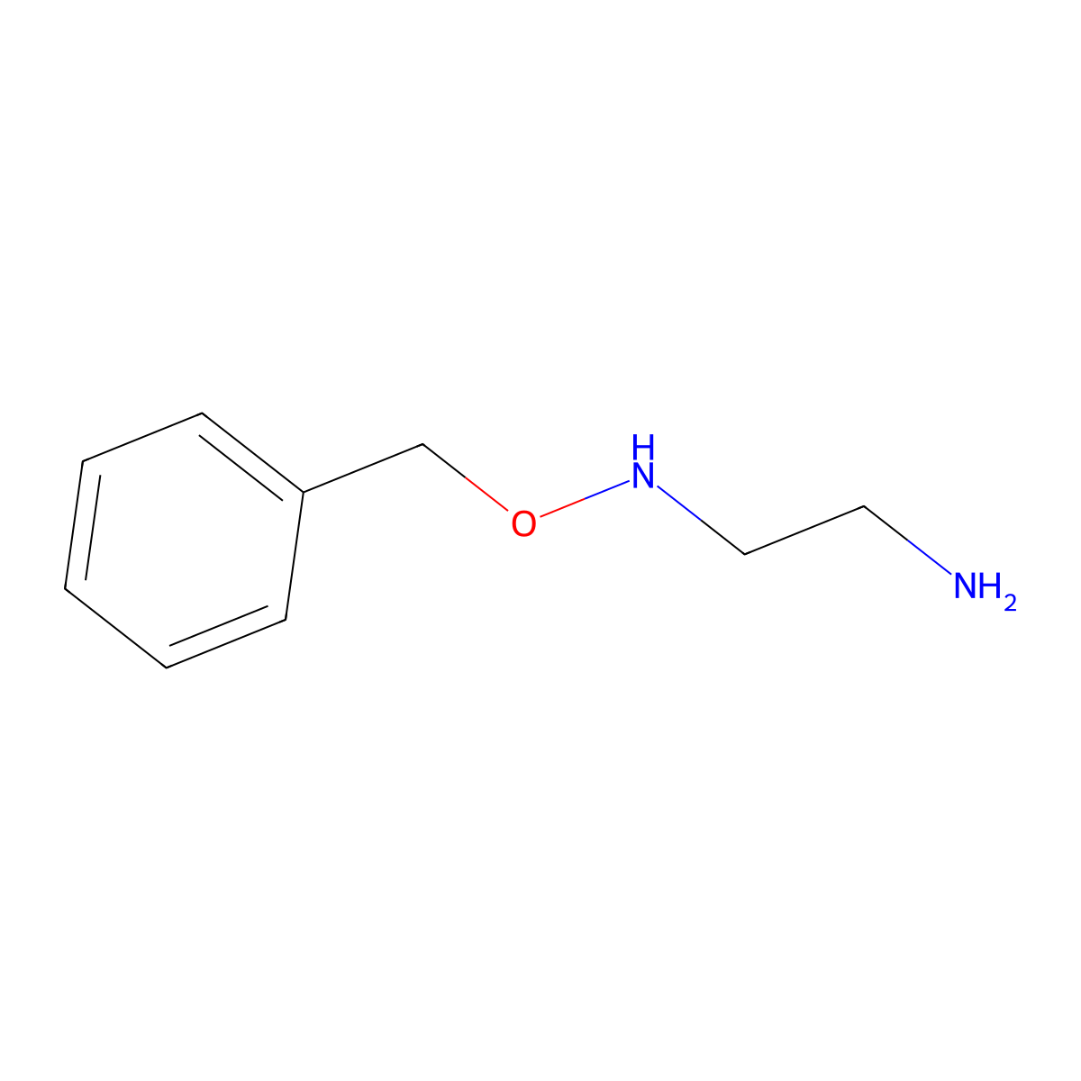 (2-Aminoethyl)(benzyloxy)amine molecular structure, CAS 70922-93-9