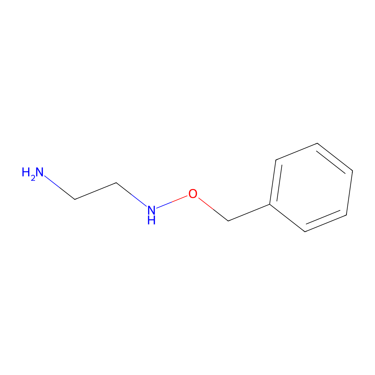 (2-Aminoethyl)(benzyloxy)amine molecular structure, CAS 70922-93-9