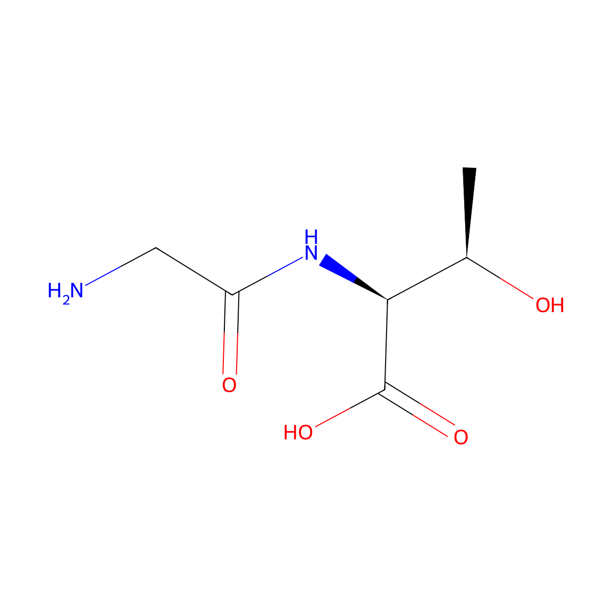Glycyl-Threonine molecular structure, CAS 7093-70-1