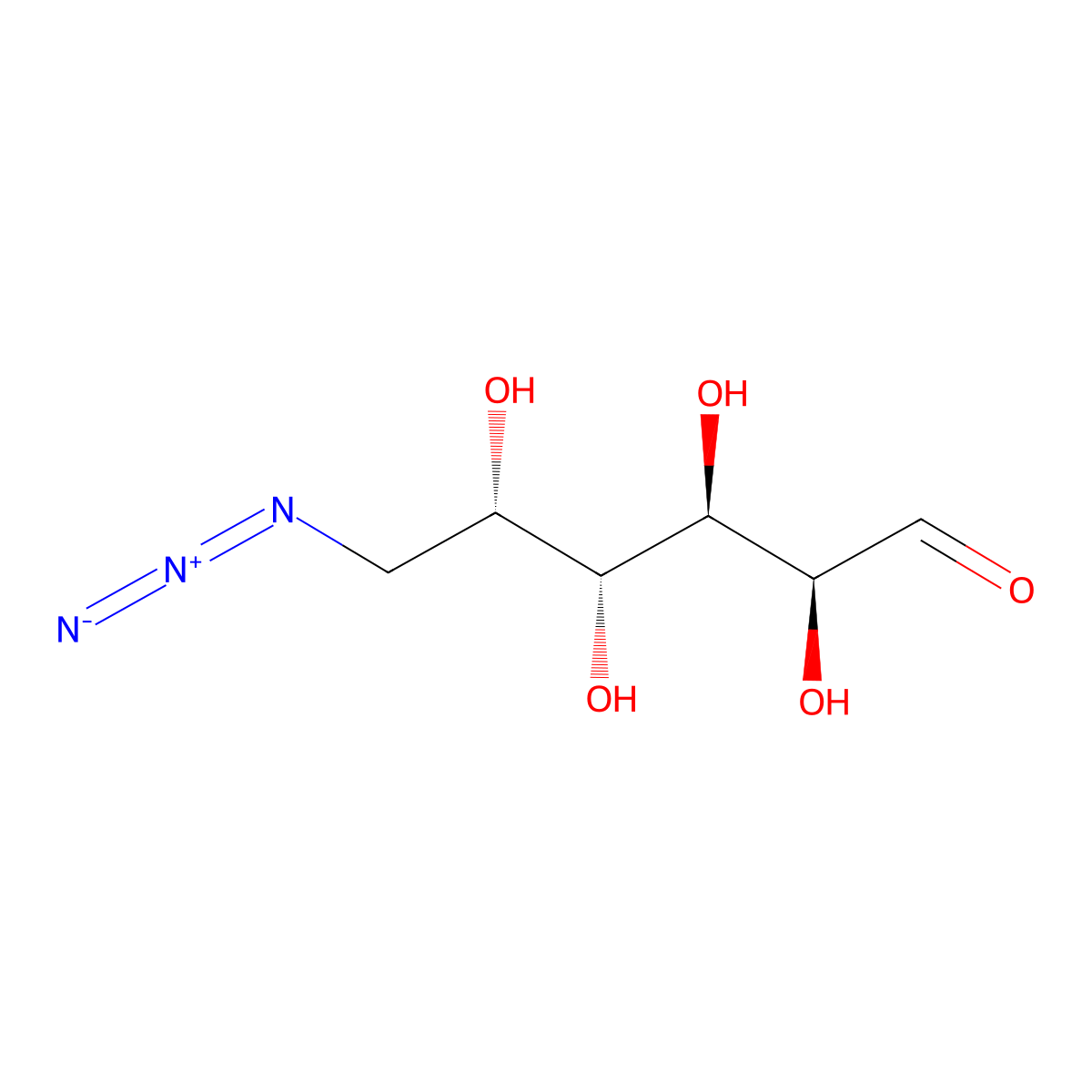 6-Azido-6-deoxy-L-galactose molecular structure, CAS 70932-63-7