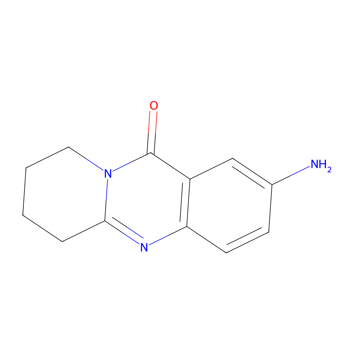2-amino-6H,7H,8H,9H,11H-pyrido[2,1-b]quinazolin-11-one molecular structure, CAS 70934-09-7
