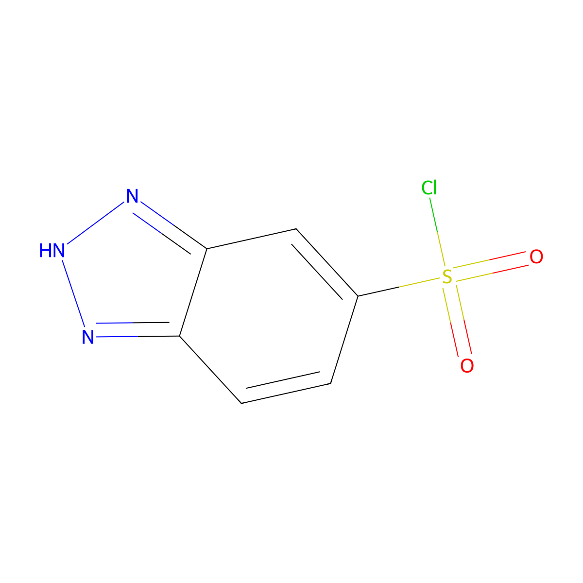 1H-1,2,3-benzotriazole-5-sulfonyl chloride molecular structure, CAS 70938-45-3