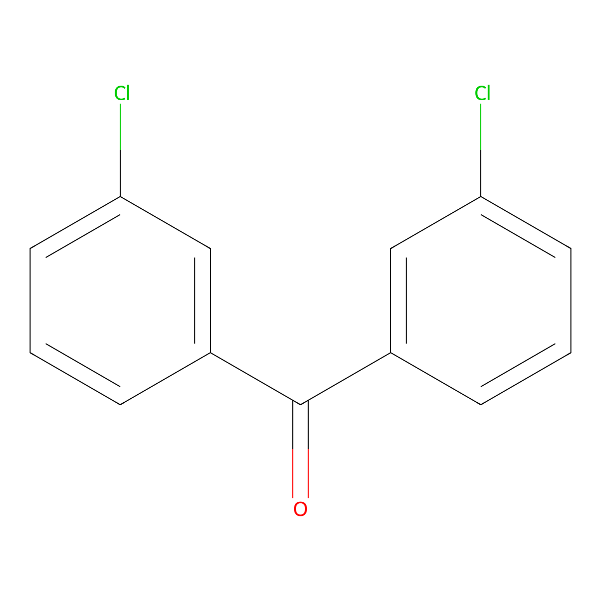3,3'-Dichlorobenzophenone molecular structure, CAS 7094-34-0