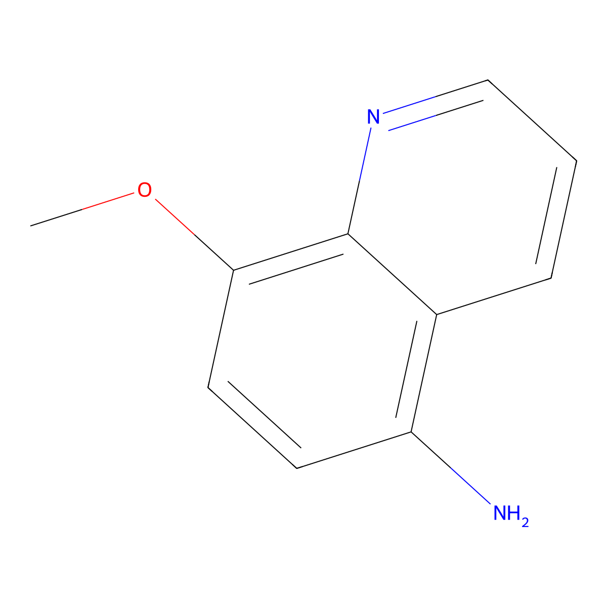 8-Methoxyquinolin-5-amine molecular structure, CAS 70945-35-6