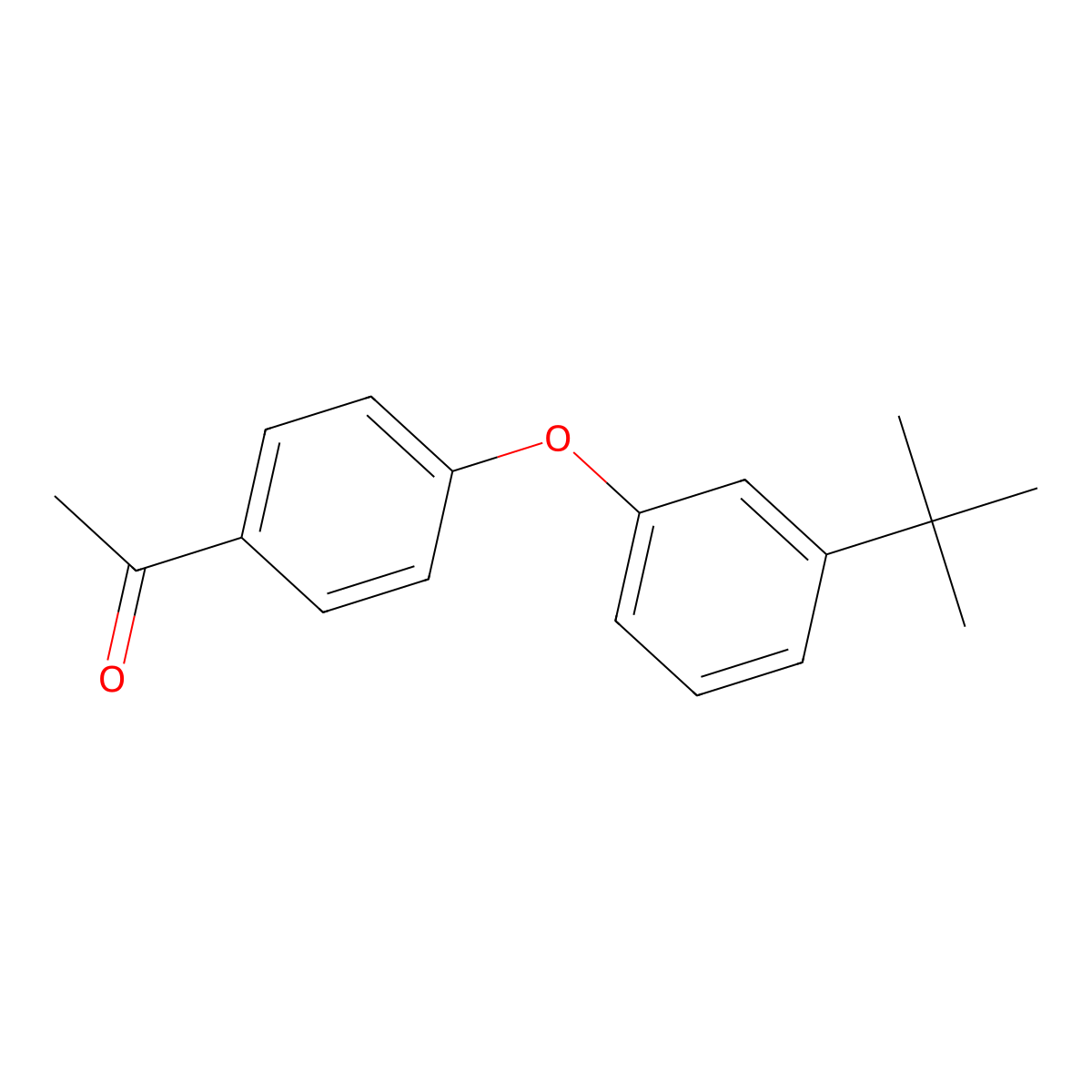 1-(4-(3-(tert-Butyl)phenoxy)phenyl)ethanone molecular structure, CAS 70945-85-6