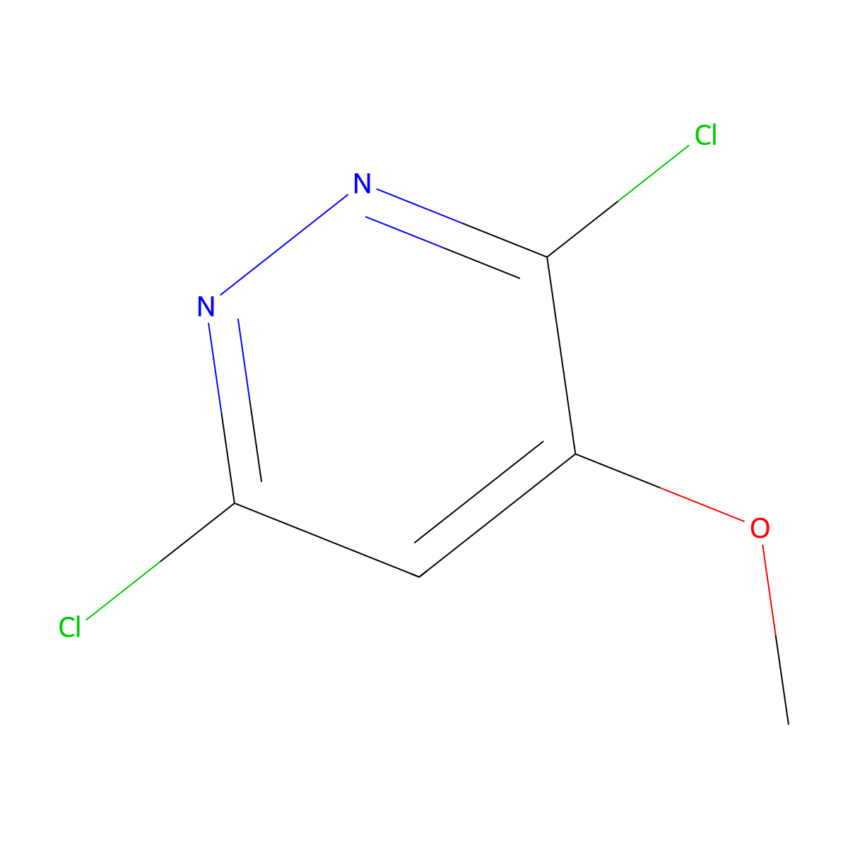 3,6-Dichloro-4-methoxypyridazine molecular structure, CAS 70952-62-4