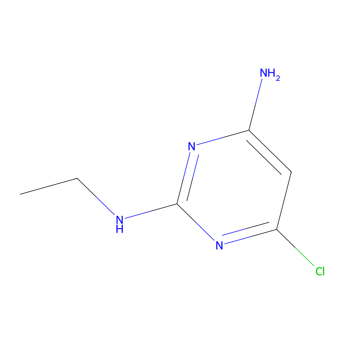 6-Chloro-N2-ethylpyrimidine-2,4-diamine molecular structure, CAS 70958-42-8