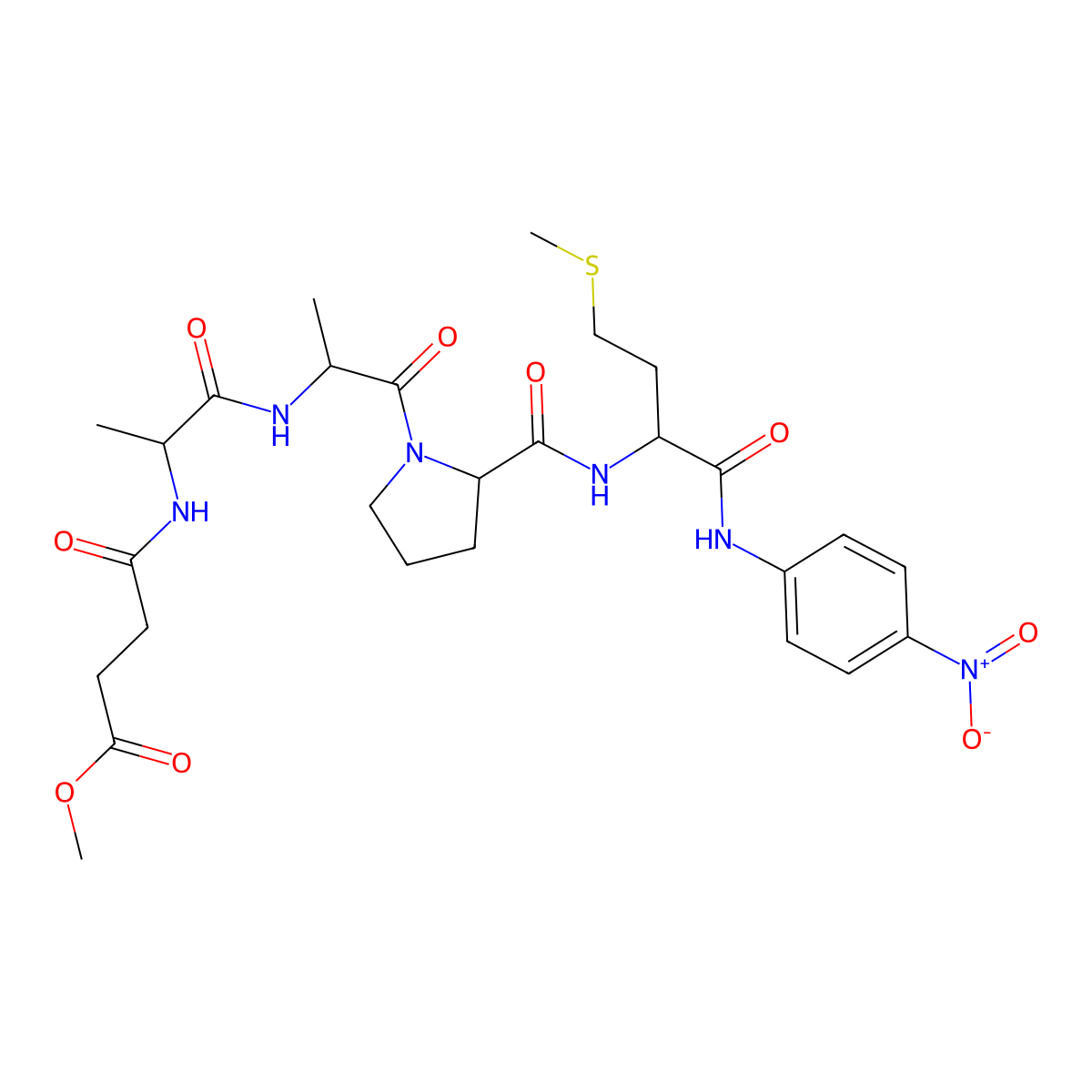 Meosuc-aapm-pna molecular structure, CAS 70967-91-8