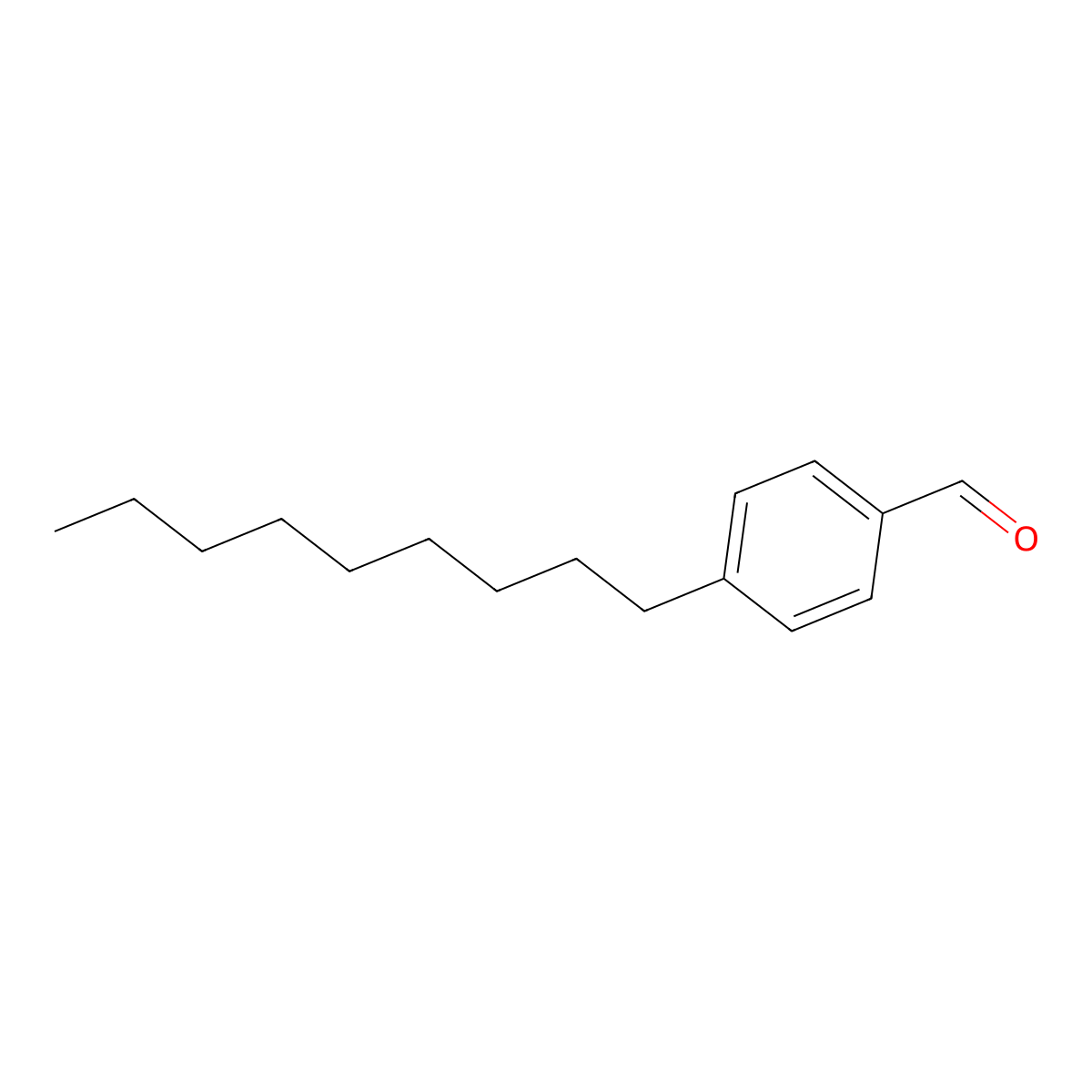 4-Nonylbenzaldehyde molecular structure, CAS 70972-98-4