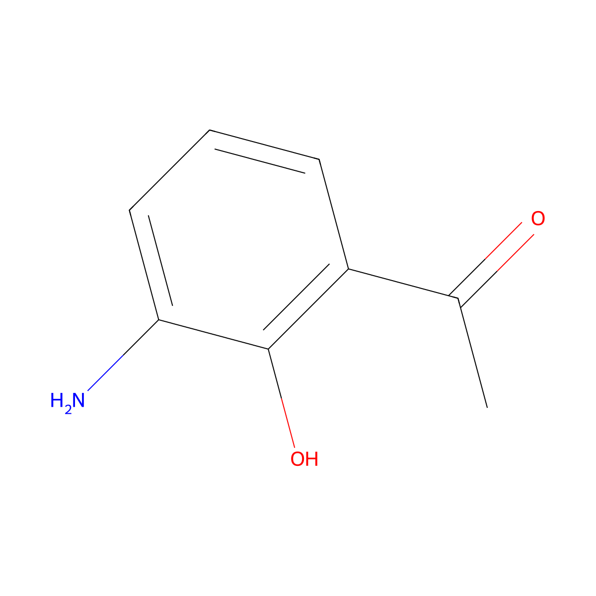 3-Amino-2-hydroxyacetophenone molecular structure, CAS 70977-72-9