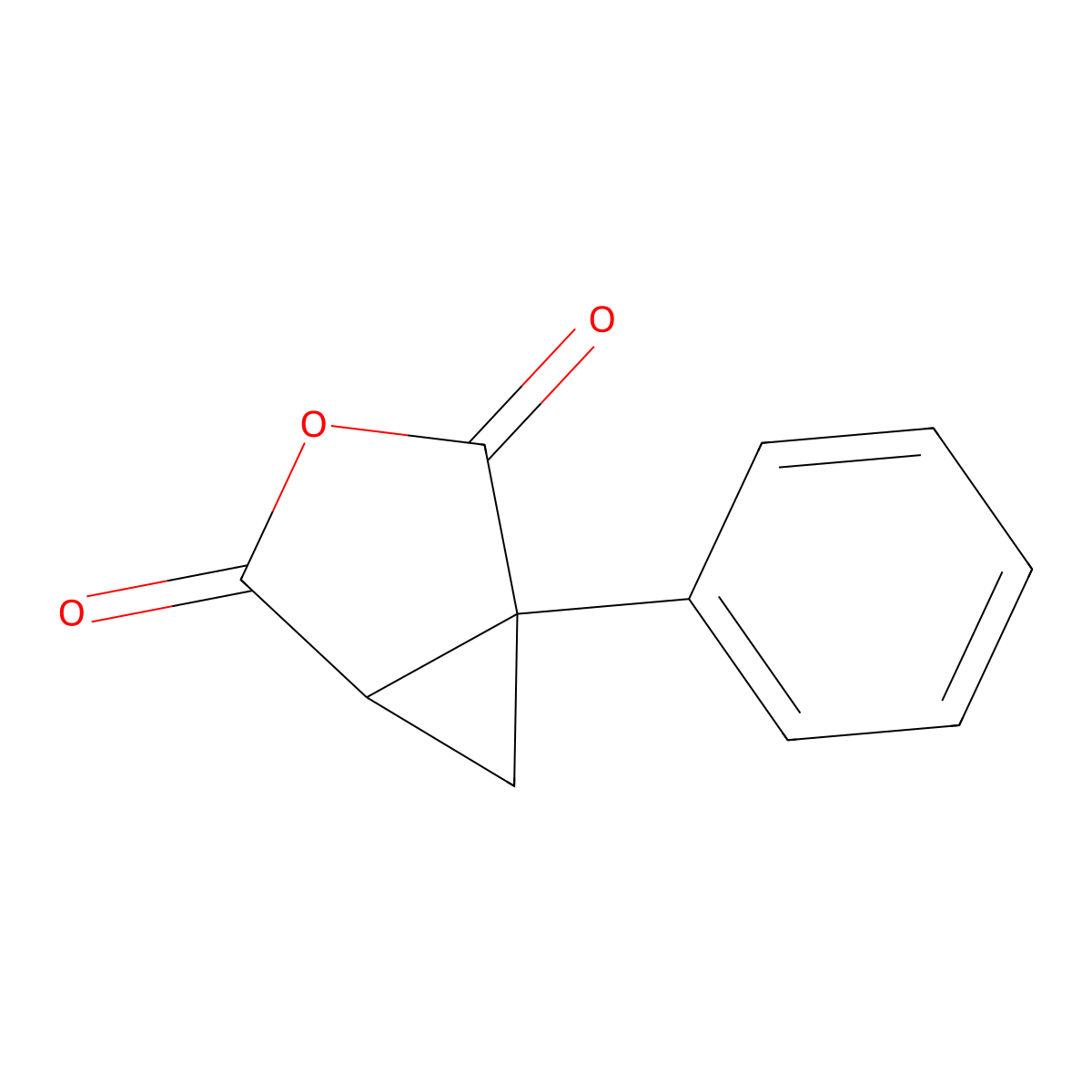 1-Phenyl-3-oxabicyclo[3.1.0]hexane-2,4-dione molecular structure, CAS 710-97-4