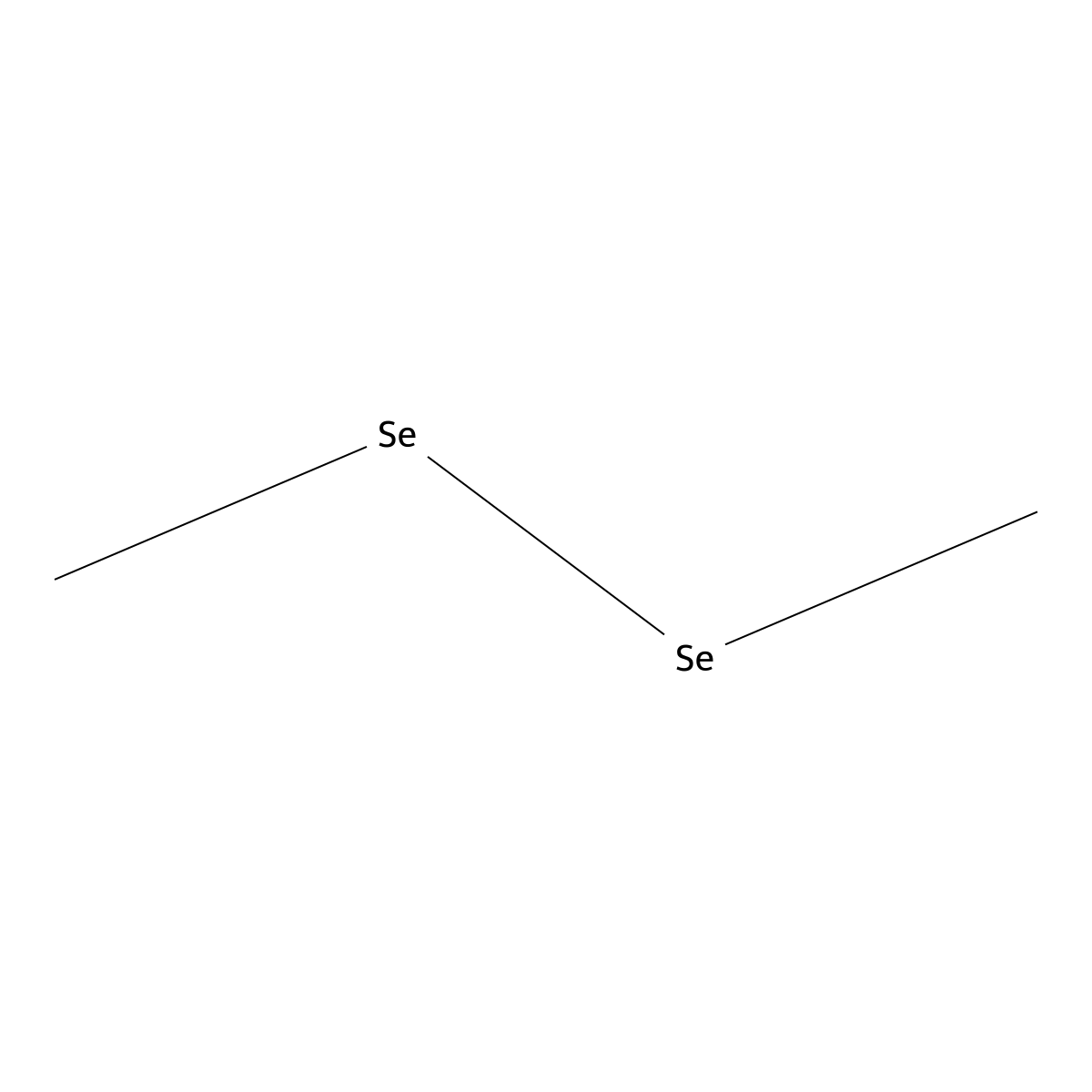 Dimethyl diselenide molecular structure, CAS 7101-31-7