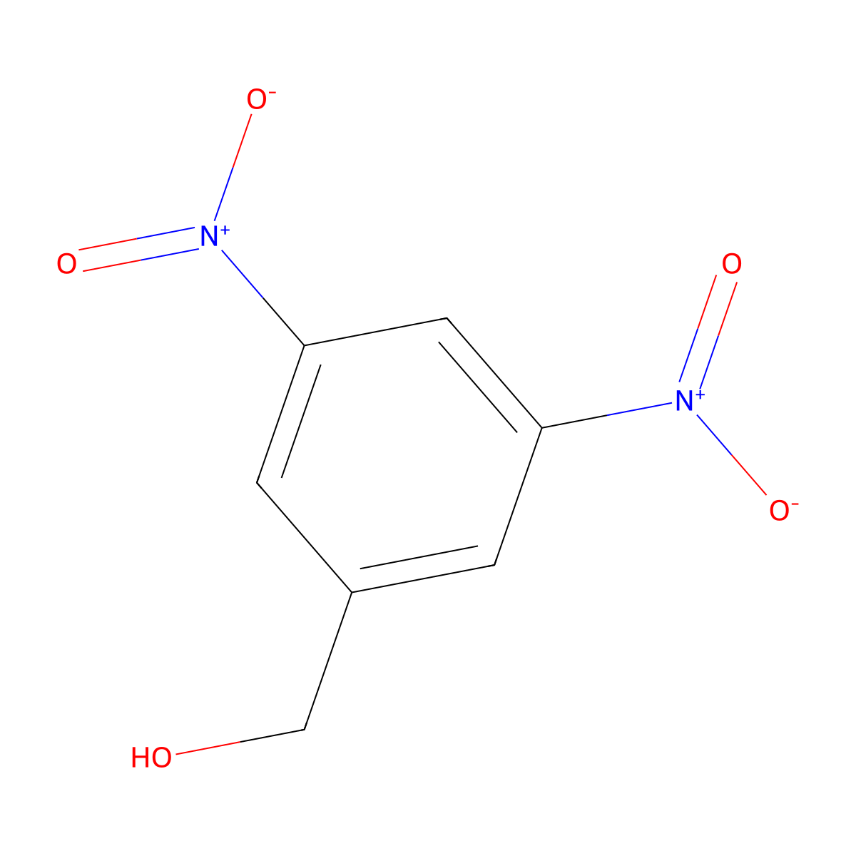 3,5-Dinitrobenzyl alcohol molecular structure, CAS 71022-43-0