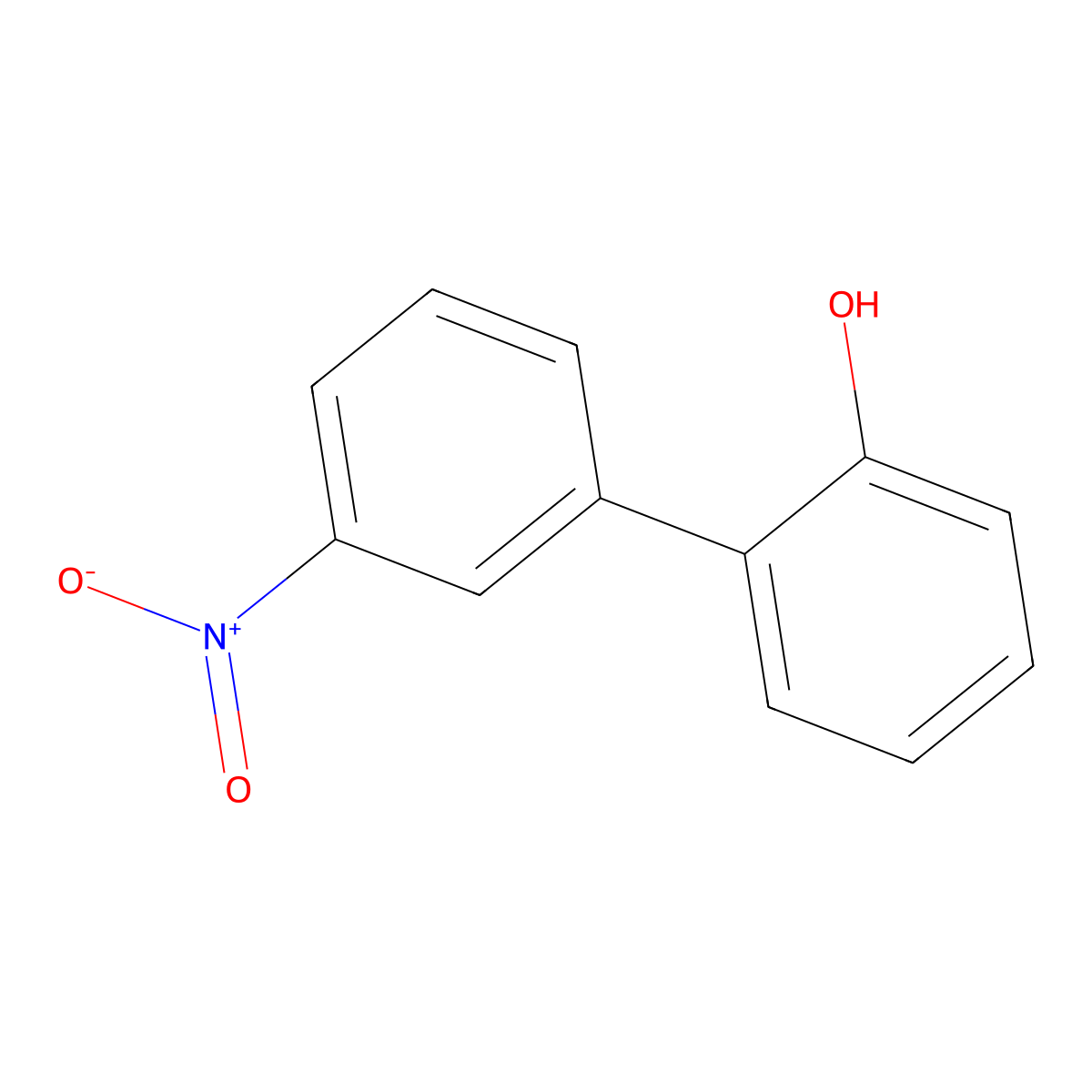 3'-Nitro-[1,1'-biphenyl]-2-ol molecular structure, CAS 71022-84-9