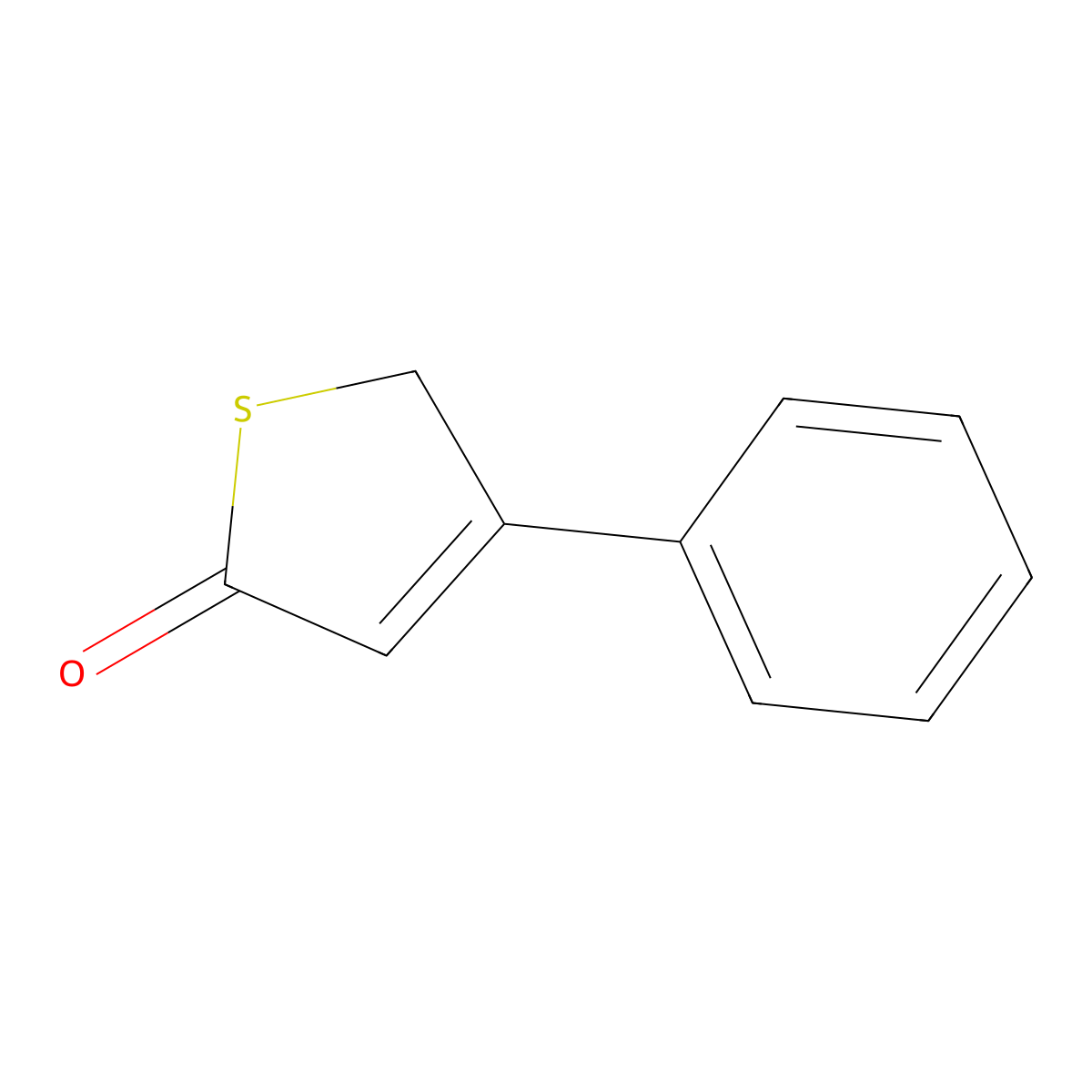 4-Phenylthiophen-2(5H)-one molecular structure, CAS 71023-09-1