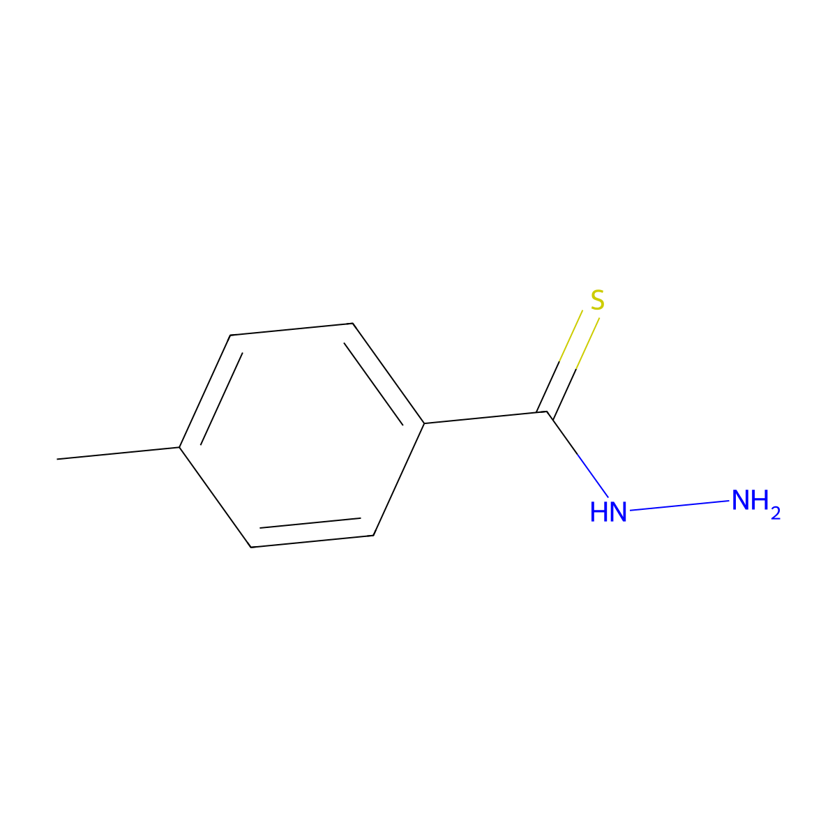 4-Methylthiobenzoylhydrazine molecular structure, CAS 71025-26-8