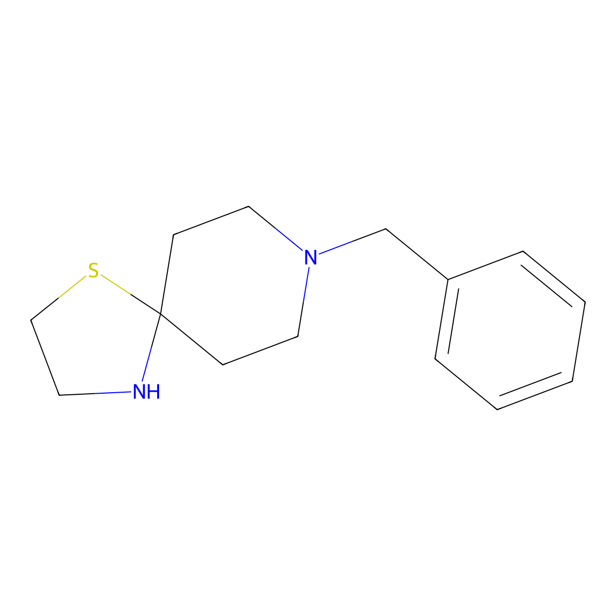 8-Benzyl-1-thia-4,8-diazaspiro[4.5]decane molecular structure, CAS 710268-50-1