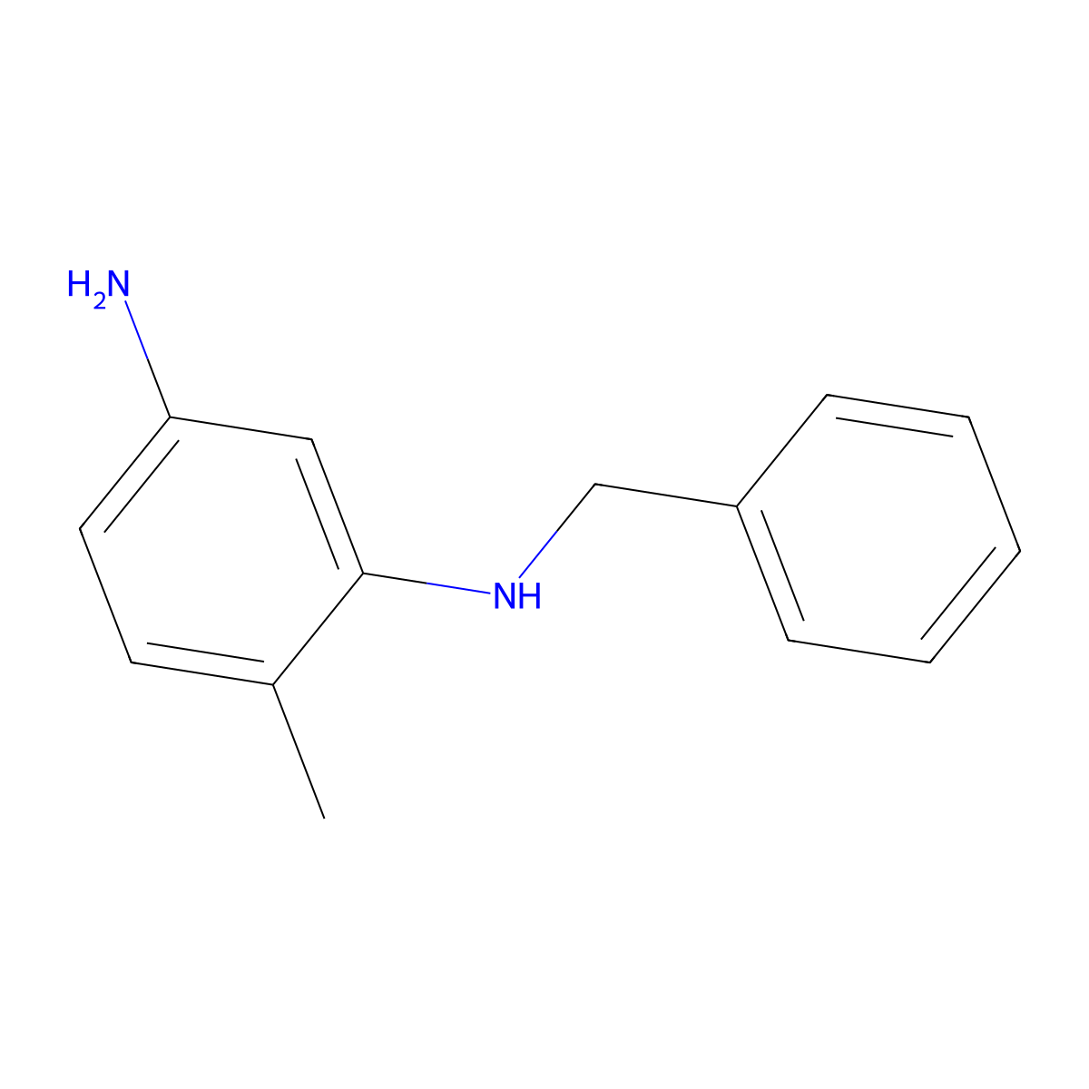 N1-Benzyl-6-methylbenzene-1,3-diamine molecular structure, CAS 710270-37-4